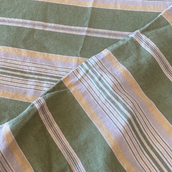 Pottery Barn Bedding Pottery Barn Yellow And Green Cabana Striped